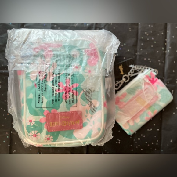 2pc Disney Lilo and Stitch Scrump Crossbody Bag & Matching Wallet Set NWT - Picture 3 of 12